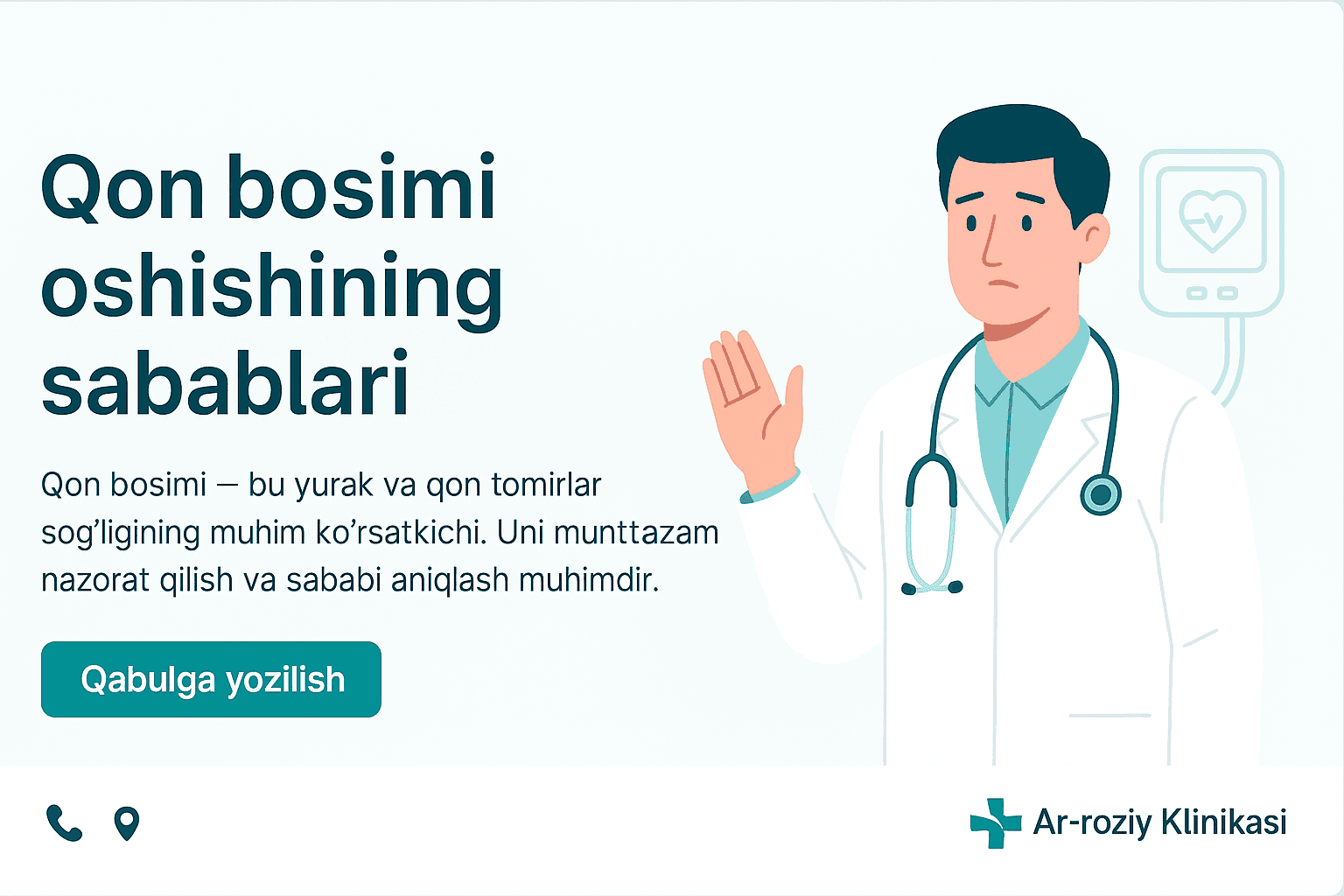 Qon bosimi oshishining sabablari